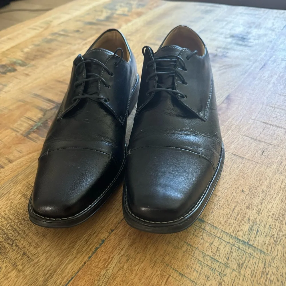 Sandro Moscolini Cap Toe Leather Derby Mens Dress Shoes Size 11.5 D